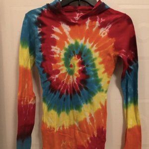 American Apparel Tie Dye Pullover Fits Size Small 100% Cotton